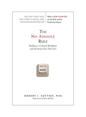 论浑人 英文原版 The No Asshole Rule 企业管理职场手册 英文版 进口英语原版书籍