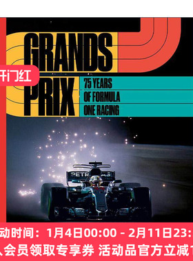 英文原版 Grands Prix 75 Years of Formula One Racing 大奖赛 F1一级方程式赛车75周年 精彩赛事回顾精装 进口英语原版书籍