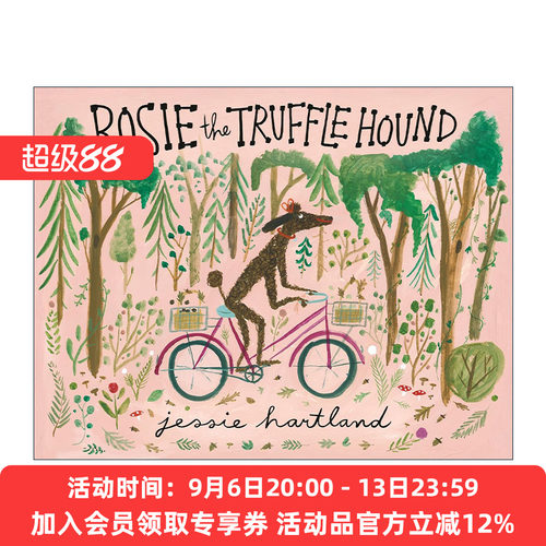 英文原版 Rosie the Truffle Hound 罗斯的松露猎人之路 儿童美食精装绘本 Jessie Hartland 英文版 进口英语原版书籍