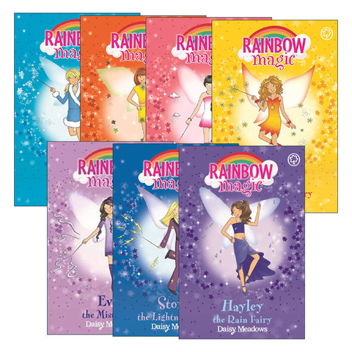 英文原版 Rainbow Magic 彩虹魔法仙子之天气仙女系列7册 儿童奇幻章节桥梁书 英文版 进口英语原版书籍