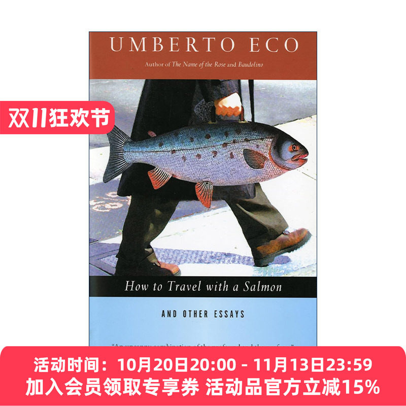 英文原版 How to Travel with a Salmon & Other Essays 带着鲑鱼去旅行 安伯托·艾柯 英文版 进口英语原版书籍