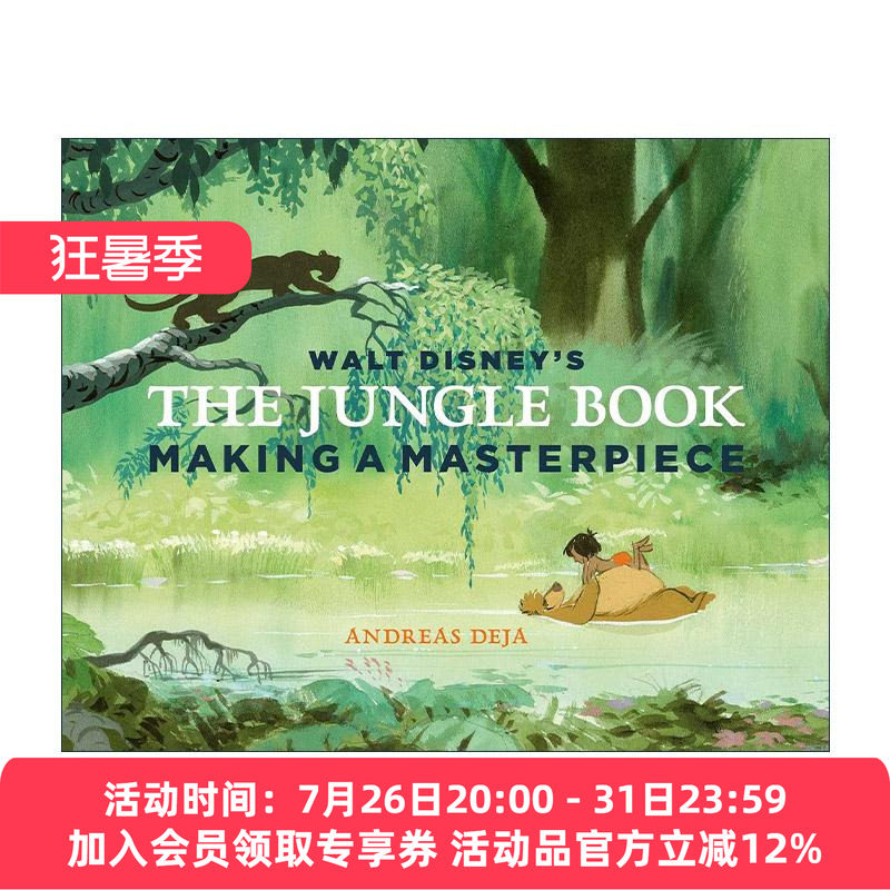 英文原版 Walt Disney's the Jungle Book 森林王子 华特·迪士尼 精装艺术集 英文版 进口英语原版书籍