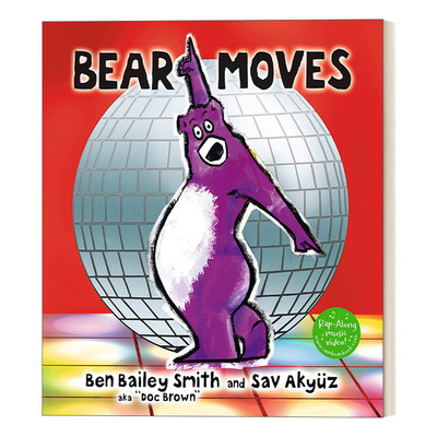 英文原版 Bear Moves 熊熊的舞步 我是一只紫色熊续集 英文版 进口英语原版书籍