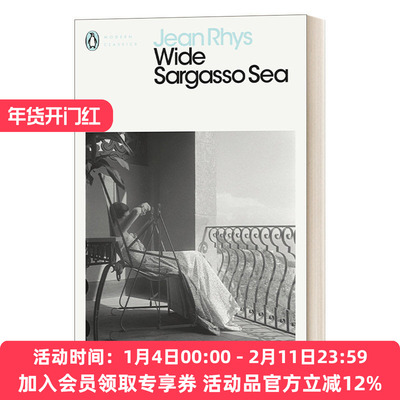 英文原版 Wide Sargasso Sea 茫茫藻海 简 里斯 现代经典 英文版 进口英语原版书籍