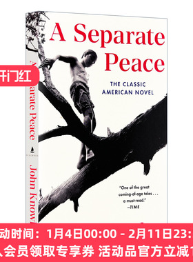 独自和解 英文原版青春小说 A Separate Peace 一个人的和平 全英文版进口英语书籍 另一种和平 电影原著 可搭麦田里的守望者正版