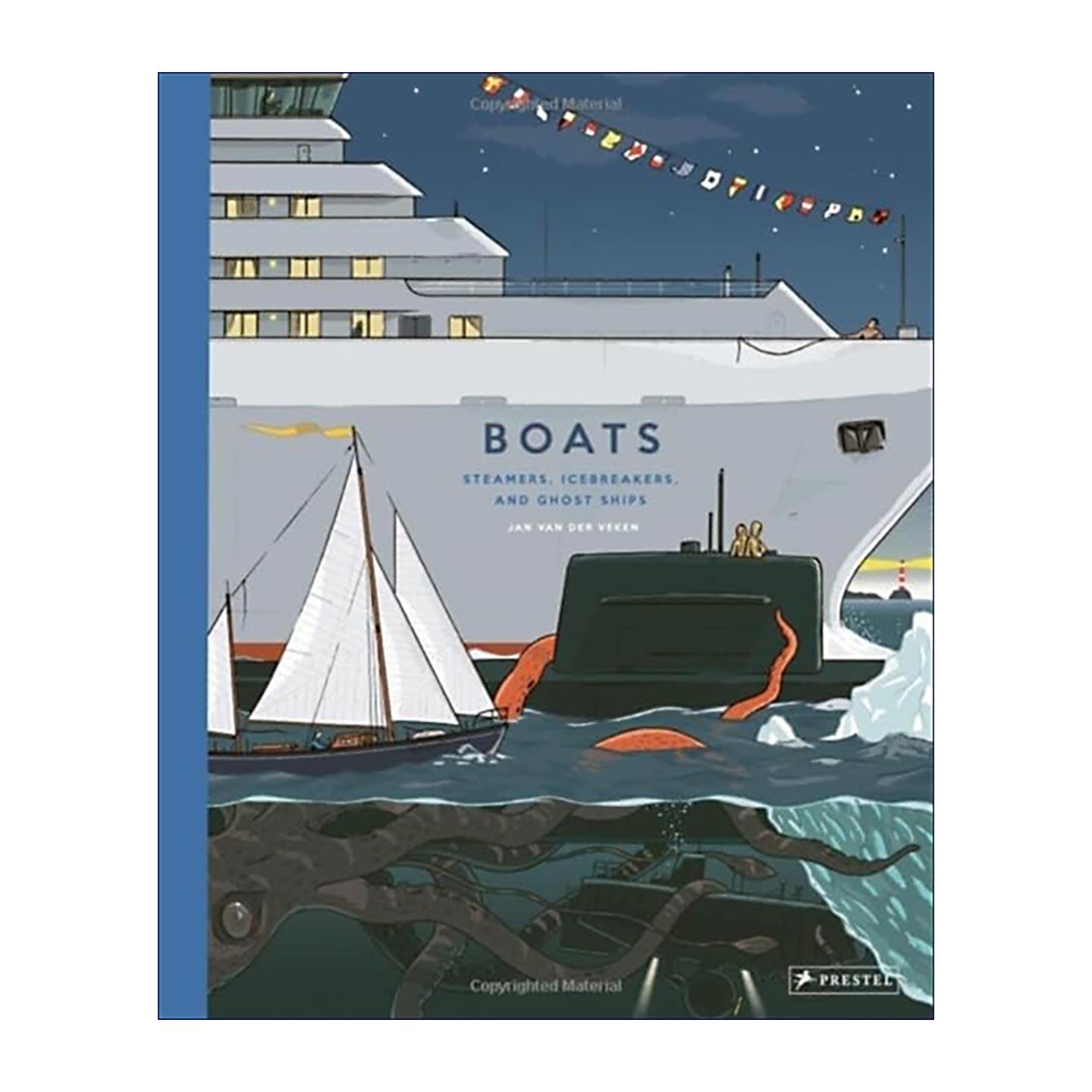 英文原版 Boats 船舰大百科 蒸汽船 破冰船与幽灵船 儿童科普百科读物精装 英文版 进口英语原版书籍
