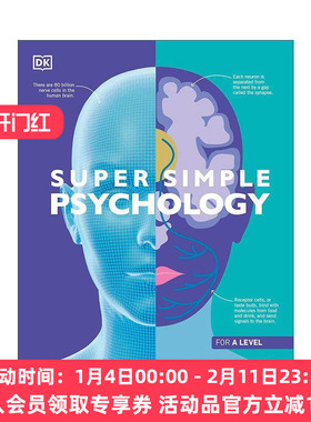 英文原版 Supersimple Psychology 简单心理学 DK人文社科科普百科读物 英文版 进口英语原版书籍