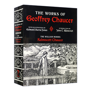 英文版 Geoffrey 杰弗雷·喬叟作品集 精裝 進(jìn)口英語原版 插圖版 書籍 Works Editions Chaucer The 英文原版 Calla