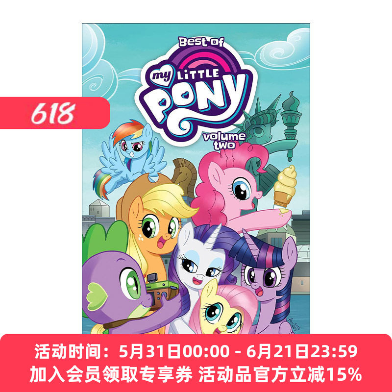 小马宝莉精选集 卷二 英文原版 Best of My Little Pony Vol.2 Mares in Manehattan 曼哈顿的母马 儿童漫画 进口英语原版书籍