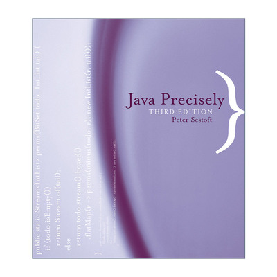 英文原版 Java Precisely The MIT Press Java编程精确指南 第三版 计算机 Peter Sestoft 英文版 进口英语原版书籍