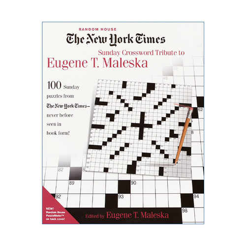 纽约时报周日填字游戏  英文原版 The New York Times Sunday Crossword Tribute to Eugene T. Maleska 英文版 进口英语原版书籍