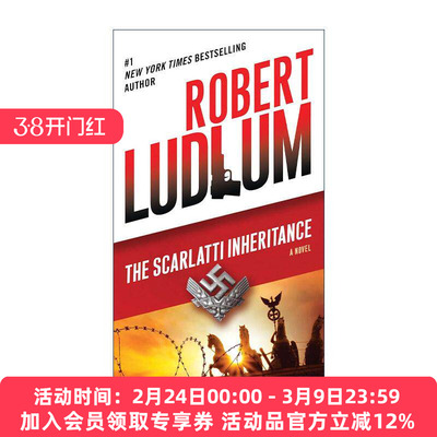 英文原版 The Scarlatti Inheritance 斯卡拉蒂遗产 谍影重重系列作者罗伯特·陆德伦 英文版 进口英语原版书籍