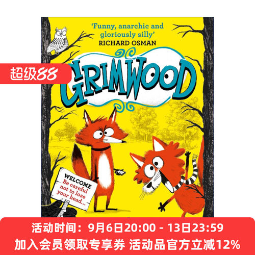 英文原版 Grimwood 格里姆伍德 笑掉头的幽默故事集 英文版 进口英语原版书籍