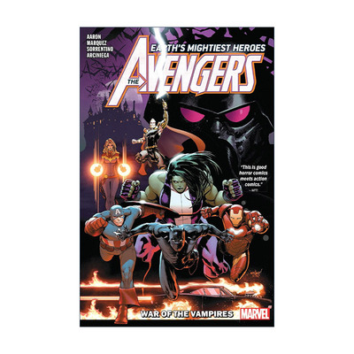 英文原版 Avengers By Jason Aaron Vol. 3 War Of The Vampires 复仇者联盟 卷三 漫威漫画 英文版 进口英语原版书籍