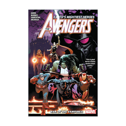 英文原版 Avengers By Jason Aaron Vol. 3 War Of The Vampires 复仇者联盟 卷三 漫威漫画 英文版 进口英语原版书籍