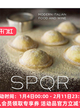 英文原版 SPQR 餐厅食谱 现代意大利美食和葡萄酒 烹饪指南 精装 Shelley Lindgren 英文版 进口英语原版书籍