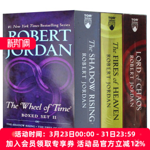 罗伯特乔丹 6册盒装 奇幻文学 Jordan Wheel Premium Set Time 经典 英语书 英文版 小说 英文原版 The Robert Boxed 时间之轮4