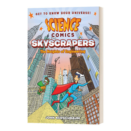 英文原版绘本 Science Comics Skyscrapers 科学漫画系列之摩天大楼 英文版 进口英语原版书籍