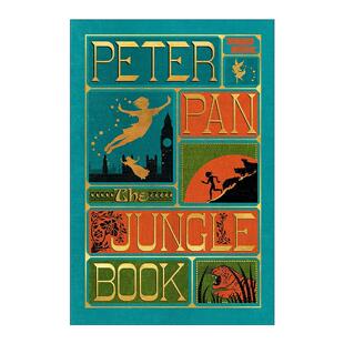 英文原版 The Peter Pan and Jungle Book Minalima Illustrated Boxed Set 彼得潘 奇幻森林2册盒装 精装立体互动书 全彩插图