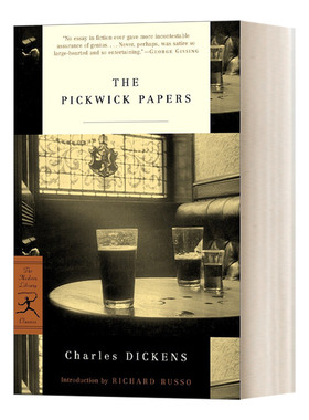 匹克威克外传 英文原版小说 The Pickwick Papers 兰登书屋现代图书馆经典系列 经典名著 英文版 进口英语原版书籍