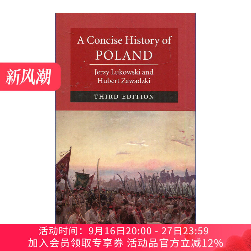 剑桥波兰简史 英文原版 A Concise History of Poland 耶日·卢克瓦斯基 剑桥大学国别简史系列 英文版 进口英语原版书籍