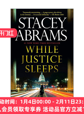 英文原版 While Justice Sleeps Avery Keene 01 当正义沉睡时 惊悚悬疑小说 Stacey Abrams英文版 进口英语原版书籍