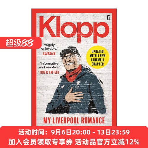 英文原版 Klopp 尤尔根·克洛普传记 我的浪漫利物浦生涯 英文版 进口英语原版书籍
