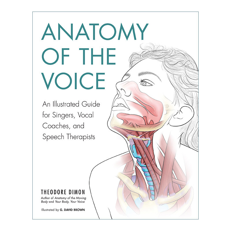 英文原版 Anatomy of Voice 嗓音解剖 供歌手 声乐教练和言语治疗师使用的解剖图册 Theodore Dimon  Jr. 英文版 进口英语原版书籍