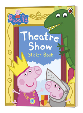 英文原版 Peppa Pig  Theatre Show Sticker Book 小猪佩奇的剧场秀 贴纸书 英文版 进口英语原版书籍