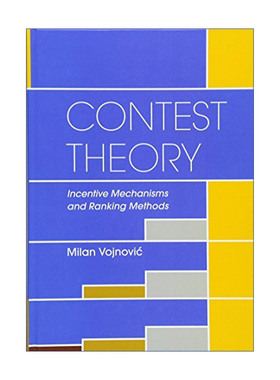 竞争理论  英文原版 Contest Theory 激励机制与排名方法 Milan Vojnovi? 精装 英文版 进口英语原版书籍