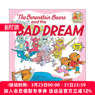 and Dream The Bears 英文版 书籍 英文原版 7岁 the Berenstain 博恩熊和噩梦 贝贝熊 Bad 进口英语原版 绘本3