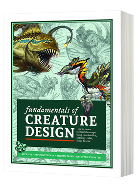 初学者生物设计指南 英文原版 Beginner’s Guide to Creature Design 角色设计 英文版进口原版英语书籍