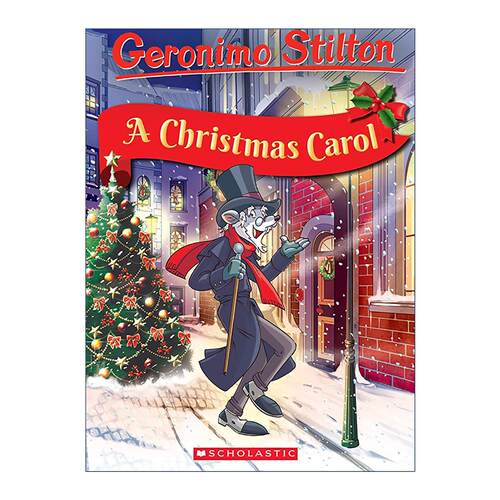 英文原版 A Christmas Carol 圣诞颂歌 精装 老鼠记者经典故事 英文版 进口英语原版书籍