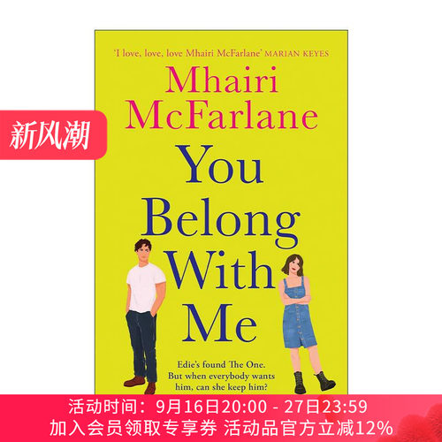 英文原版 You Belong with Me 你属于我 那女孩是谁续篇 Mhairi McFarlane畅销青春浪漫小说 英文版 进口英语原版书籍