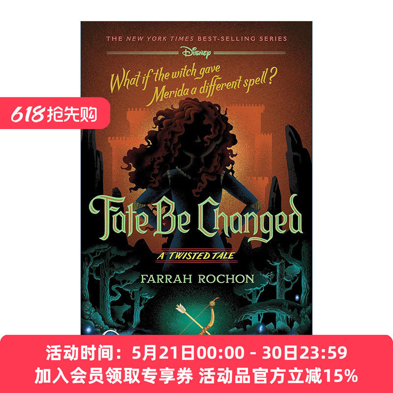 英文原版 Fate Be Changed A Twisted Tale 勇敢传说 迪士尼扭曲故事系列 Farrah Rochon 精装 英文版 进口英语原版书籍