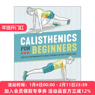英文原版 Calisthenics for Beginners 初学者健美操 英文版 进口英语原版书籍