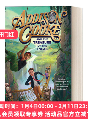 英文原版 Addison Cooke 01 the Treasure of the Incas 艾迪生库克系列01 艾迪生库克与印加宝藏 儿童章节桥梁书 英文版 进口书