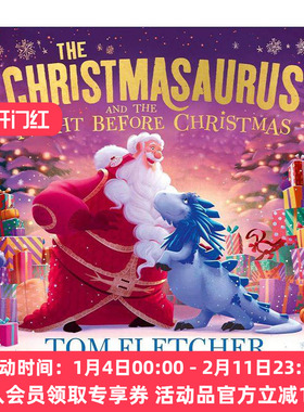 英文原版 The Christmasaurus and the Night Before Christmas 圣诞恐龙与圣诞前夜 精装 汤姆·弗莱彻 英文版 进口英语原版书籍