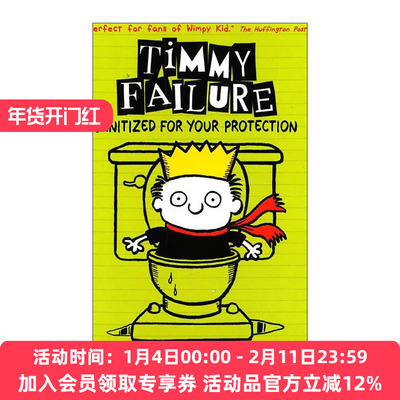英文原版 Timmy Failure Sanitized For Your Protection 囧侦探提米4 儿童幽默侦探小说 英文版 进口英语原版书籍