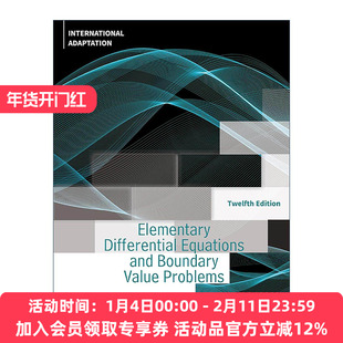 英文原版 Elementary Differential Equations and Boundary Value Problems 常微分方程与边值问题基础 第12版 英文版 进口英语原