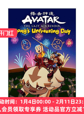 英文原版 Avatar The Last Airbender Chibis Volume 1--Aang's Unfreezing Day 降世神通 最后的气宗奇比斯 卷一 黑马漫画 精装