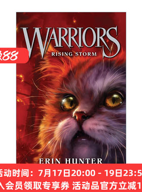 英文原版小说 Warrior Cats 4 — Rising Storm 猫武士首部曲4 风起云涌 英文版 进口英语原版书籍