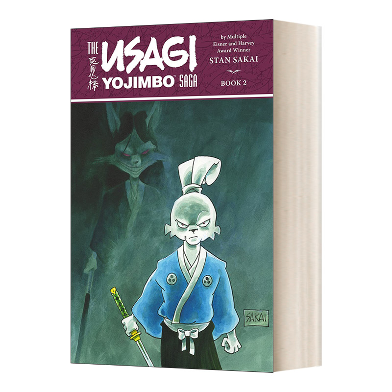 英文原版 Usagi Yojimbo Saga Volume 2 Second Edition 兔子武士第2卷 第二版 英文版 进口英语原版书籍