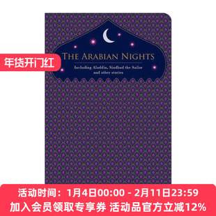 英文原版 The Arabian Nights 一千零一夜 浮雕封面高颜值装帧设计 精装 Chiltern Classic 英文版 进口英语原版书籍