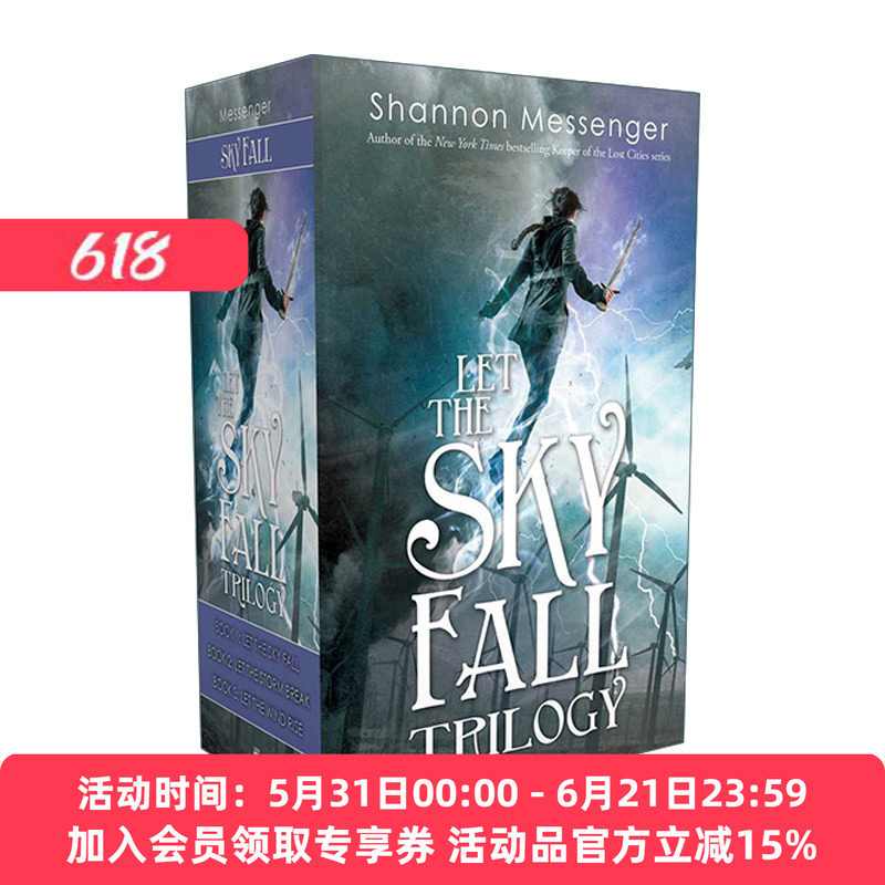 英文原版 Let the Sky Fall Trilogy 天空坠落3册盒装 奇幻冒险小说 失落城市守护者作者 英文版 进口英语原版书籍