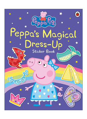 英文原版 Peppa’s Magical Dress-Up Sticker Book 小猪佩奇 魔法装扮贴纸书 英文版 进口英语原版书籍