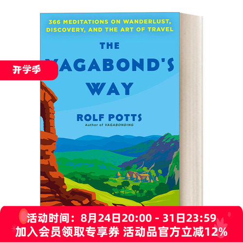 流浪者之路 英文原版 The Vagabond's Way 366篇关于漫游、发现和旅行艺术的沉思 Rolf Potts 精装 英文版 进口英语原版书籍