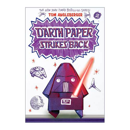 英文原版 Darth Paper Strikes Back Origami Yoda #2 折纸尤达反击 折纸尤达大师系列2 儿童搞笑小说 英文版 进口英语原版书籍