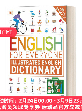 DK英语10000词 英文原版English for Everyone Illustrated English Dictionary 人人学英语系列 外语学习全彩图解词典 附免费音频