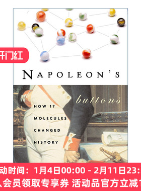 英文原版 Napoleon's Buttons 拿破仑的钮扣 17个分子如何改变历史 Penny Le Couteur 英文版 进口英语原版书籍
